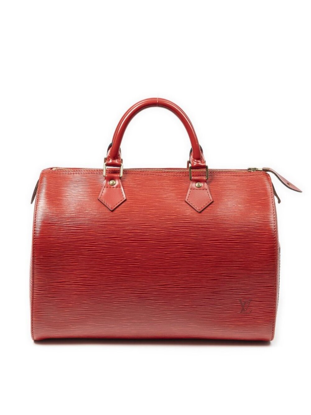 Louis Vuitton Speedy Red Epi Handbag